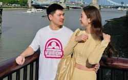 Đỗ Mỹ Linh được chồng Chủ tịch đưa đi du lịch London, ôm eo tình tứ nhưng vòng 2 phẳng lỳ mới gây chú ý