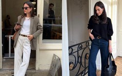 Top 3 mẫu quần jeans trong tủ đồ của phụ nữ Pháp: Toàn kiểu kinh điển, mix càng đơn giản càng đẹp