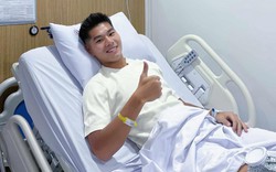 Chia sẻ đầu tiên của Hiểu Minh sau phẫu thuật chấn thương dây chằng