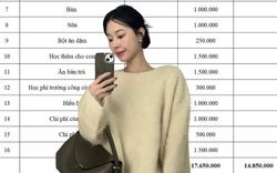 Nhà 5 người chi tiêu cả tháng KHÔNG HẾT 18 triệu: Bất ngờ nhất là khoản tiền ăn!