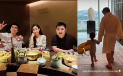 "Dâu hào môn" Đỗ Mỹ Linh giản dị cùng chồng Chủ tịch hẹn hò, còn "bóc phốt" ái nữ 2 tuổi cực yêu