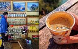 Khách Tây sững sờ khi mua cốc cà phê 26.000 đồng ở Việt Nam còn được nhận thêm 1 thứ đáng giá gấp triệu lần