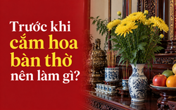 Trước khi cắm hoa bàn thờ nên làm gì?