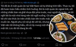 Khách Tây đi ăn quán vỉa hè ở Việt Nam, lúc tính tiền bị từ chối: Chuyện đang ầm ĩ MXH quốc tế