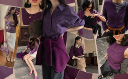 Màu tím "bà ngoại" thành hot trend thời trang!