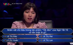 Tên thật của Chị Dậu là gì? Câu hỏi trong Ai Là Triệu Phú khiến người chơi suýt mất tất cả