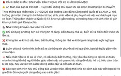 1 trường Cao đẳng bất ngờ phát thông báo khẩn: Sinh viên bị xe khách chở đến gần biên giới Campuchia