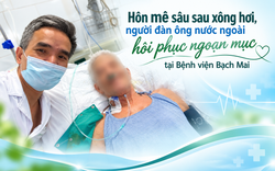 Xông hơi hơn 1 giờ gây suy đa tạng, du khách Mỹ được bác sĩ Bạch Mai cứu sống
