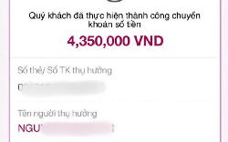 Công an thông báo sẽ điều tra nếu phát hiện tài khoản ngân hàng có các giao dịch nhận và chuyển tiền như sau