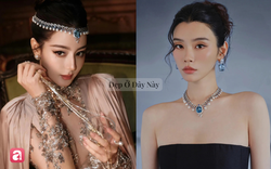 Dâu hào môn Hề Mộng Dao "lép vế" trước Địch Lệ Nhiệt Ba khi đụng vòng bạc tỷ