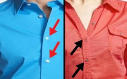Vì sao cúc áo nam nằm bên phải, cúc áo nữ nằm bên trái?