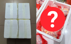 Cảnh khui 2 chiếc thùng xốp nặng 45kg trong nhà bếp lúc 4h sáng của cô gái gây chú ý
