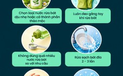 Lời khuyên cho những gia đình đang dùng nước rửa chén khi rửa bát