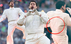 Lần đầu tiên Zara được mặc trên sân khấu gây sốt Super Bowl, con số 64 trên áo ca sĩ gây tò mò