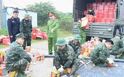 Cận cảnh 615 thùng carton màu đỏ nặng 10.890,6 kg được kiểm đếm, niêm phong rồi tiêu hủy đồng loạt: Bên trong chứa gì?