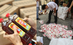 Triệt phá "công xưởng" phù phép hàng chục tấn bột ngọt, nước mắm, bột giặt giả tuồn ra các tiệm tạp hóa