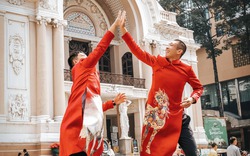 Ngắm trọn bộ ảnh du xuân "mười điểm không có nhưng" của Quang Dương pickleball