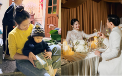 Xả vai "tiểu thư Hà thành", Doãn Hải My giản dị cùng Văn Hậu đưa con về quê gói bánh chưng ăn Tết