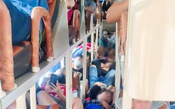 Cảnh tượng nghẹt thở trên chuyến xe khách ngày Tết, tài xế "bay" gần 70 triệu đồng