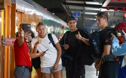 450 hành khách đón giao thừa trên chuyến tàu đặc biệt