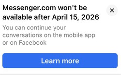 Mới sáng mùng 1 Tết, Facebook bất ngờ thông báo khai tử Messenger