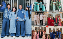 Gia đình mốt nhất Mùng 1 còn ai ngoài Quỳnh Anh Shyn: Gần 10 năm khiến dân mạng phát cuồng mỗi Tết