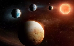 Các nhà thiên văn học bối rối với hệ hành tinh ‘lộn trong ra ngoài’