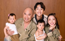 Thu Trang - Tiến Luật công khai cặp song sinh dịp năm mới?