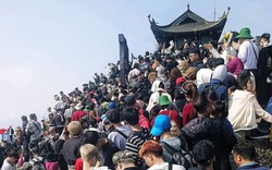 Biển người đổ về Yên Tử