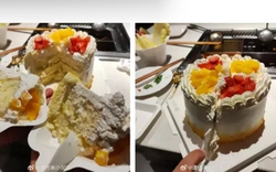 Chiếc bánh kem đang gây bão MXH, khiến 1 ông bố bị chỉ trích dữ dội: Gia đình anh không có sĩ diện sao?