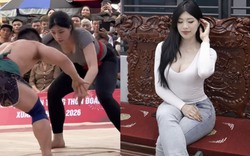 Cô gái xinh đẹp, cao 1m72 "gây sốt" ở sới vật hội làng Bắc Ninh, tiết lộ tiêu chí chọn bạn trai