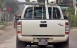 Ô tô biển xanh bị phạt 38 triệu đồng sau phản ánh của người dân