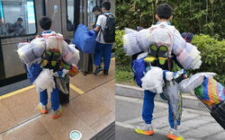 Cậu bé cấp 2 gây sốt MXH chỉ với một bức ảnh chụp sau lưng