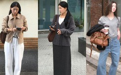 Nàng blogger mặc trang phục màu trung tính mỗi ngày, nhưng set nào cũng đẹp miễn chê