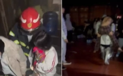 Cháy quán cà phê ca nhạc ở Hà Nội, cảnh sát giải cứu 15 người thoát nạn