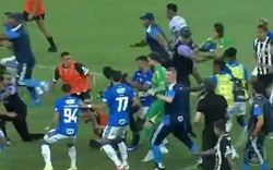 Hỗn chiến kinh hoàng tại trận chung kết bóng đá Brazil: Cầu thủ lao vào đánh nhau, 23 thẻ đỏ được rút ra