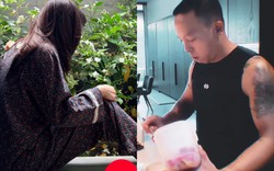 Tóc Tiên trở về biệt thự chung với Touliver