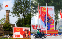 Thành phố rực đỏ cờ hoa, không khí Ngày hội bầu cử đang đến rất gần!