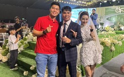 Duy Mạnh tái hiện khoảnh khắc cắm cờ trên tuyết trắng, cùng con trai làm điều đặc biệt trong đám cưới Đức Huy - MC Mù Tạt