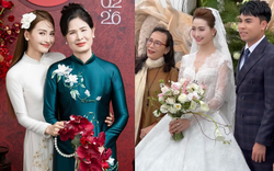 Xúc động bài thơ mẹ vợ dành tặng tuyển thủ Đức Huy trong ngày cưới MC Huyền Trang Mù Tạt, cô dâu khóc như mưa