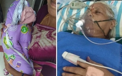 Cụ bà 74 tuổi sinh đôi 2 bé gái với chồng 82 tuổi