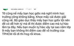 Ý kiến chê học sinh giáo dục thường xuyên đoạt giải học sinh giỏi gây "bão" mạng