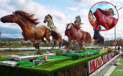 Vụ 2 cháu nhỏ đập phá mô hình "Mã đáo thành công" 400 triệu: Đang sửa chữa, hé lộ kinh phí