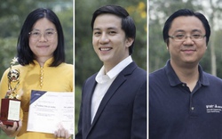 Ba nhà khoa học 9X Việt nổi bật với số lượng công bố và các giải thưởng quốc tế