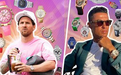 Messi "vượt mặt" Ronaldo trong cuộc đua phụ kiện xa xỉ