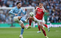 O'Reilly ghi cú đúp đánh bại Arsenal, Man City giành Cúp Liên đoàn Anh