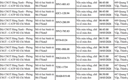 103 xe máy đi trên vỉa hè có biển số sau nhanh chóng nộp phạt nguội theo Nghị định 168