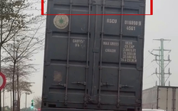 Phát hiện xe container màu đen, cảnh sát lập tức theo dõi giám sát để kiểm tra