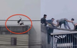 Dân mạng tìm thông tin 2 người hùng đập mái nhà cứu người kẹt trong đám cháy