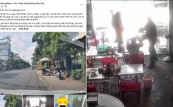 Nam thanh niên bị đánh chảy máu đầu khi ngồi trong quán cơm ở TP.HCM